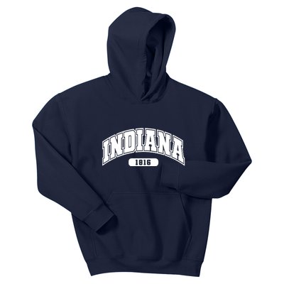 Indiana Collegiate Style 1816 Kids Hoodie