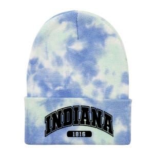 Indiana Collegiate Style 1816 Tie Dye 12in Knit Beanie