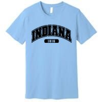 Indiana Collegiate Style 1816 Premium T-Shirt