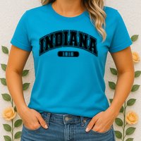 Indiana Collegiate Style 1816 Womens T-Shirt