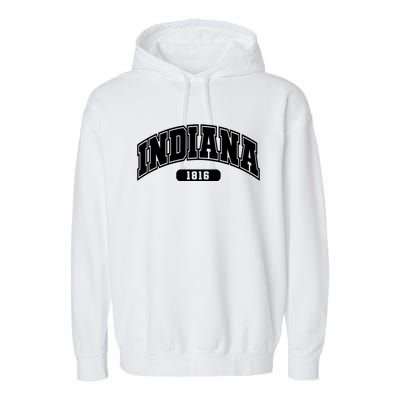 Indiana Collegiate Style 1816 Garment-Dyed Fleece Hoodie