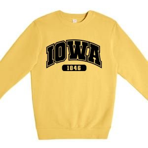 Iowa Collegiate Style 1846 Premium Crewneck Sweatshirt