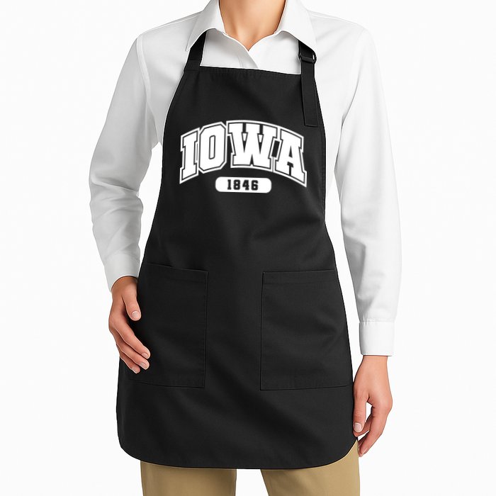 Iowa Collegiate Style 1846 Apron