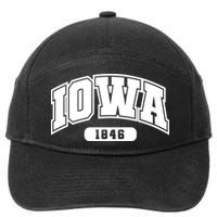 Iowa Collegiate Style 1846 7-Panel Snapback Hat
