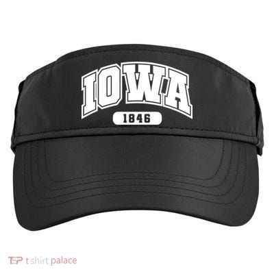 Iowa Collegiate Style 1846 Adult Drive Performance Visor