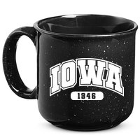 Iowa Collegiate Style 1846 15oz Campfire Ceramic Mug