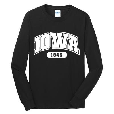 Iowa Collegiate Style 1846 Tall Long Sleeve T-Shirt