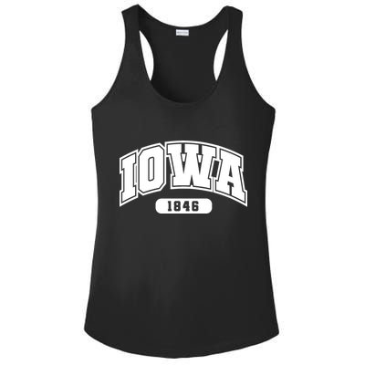 Iowa Collegiate Style 1846 Ladies PosiCharge Competitor Racerback Tank