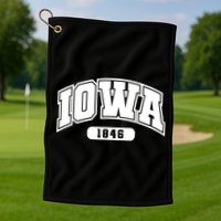 Iowa Collegiate Style 1846 Golf Towel