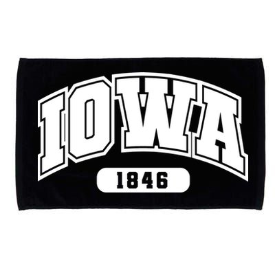 Iowa Collegiate Style 1846 Microfiber Hand Towel