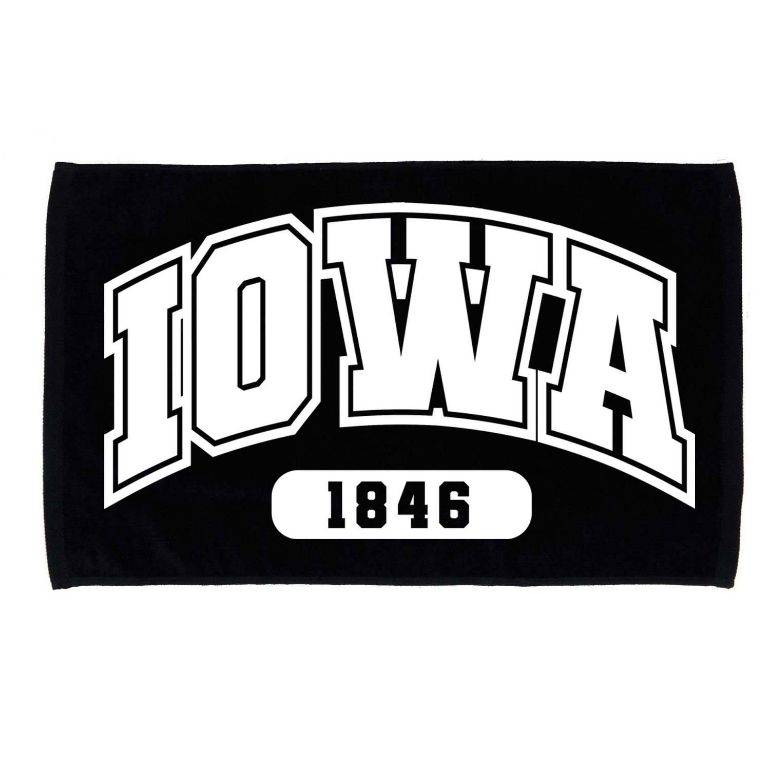 Iowa Collegiate Style 1846 Microfiber Hand Towel