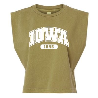 Iowa Collegiate Style 1846 Garment-Dyed Women's Muscle Tee