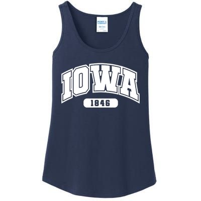 Iowa Collegiate Style 1846 Ladies Essential Tank