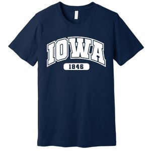 Iowa Collegiate Style 1846 Premium T-Shirt