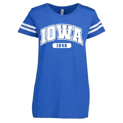 Iowa Collegiate Style 1846 Enza Ladies Jersey Football T-Shirt