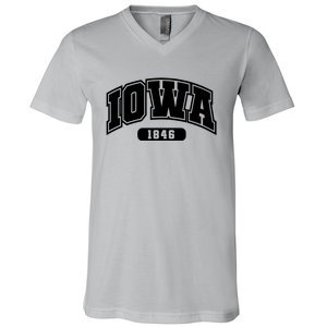 Iowa Collegiate Style 1846 V-Neck T-Shirt