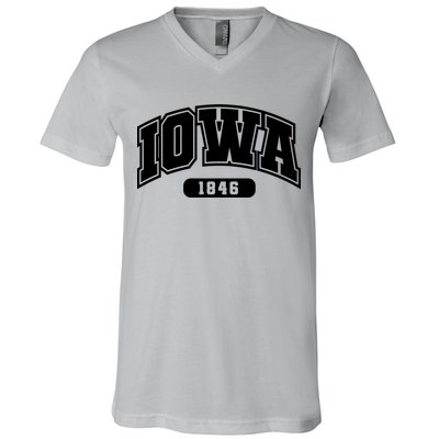 Iowa Collegiate Style 1846 V-Neck T-Shirt