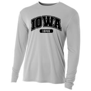 Iowa Collegiate Style 1846 Cooling Performance Long Sleeve Crew