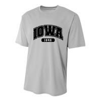 Iowa Collegiate Style 1846 Youth Performance Sprint T-Shirt