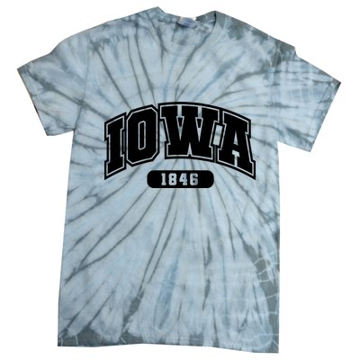 Iowa Collegiate Style 1846 Tie-Dye T-Shirt