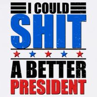 I Could Shit A Better President Garment-Dyed Sweatshirt