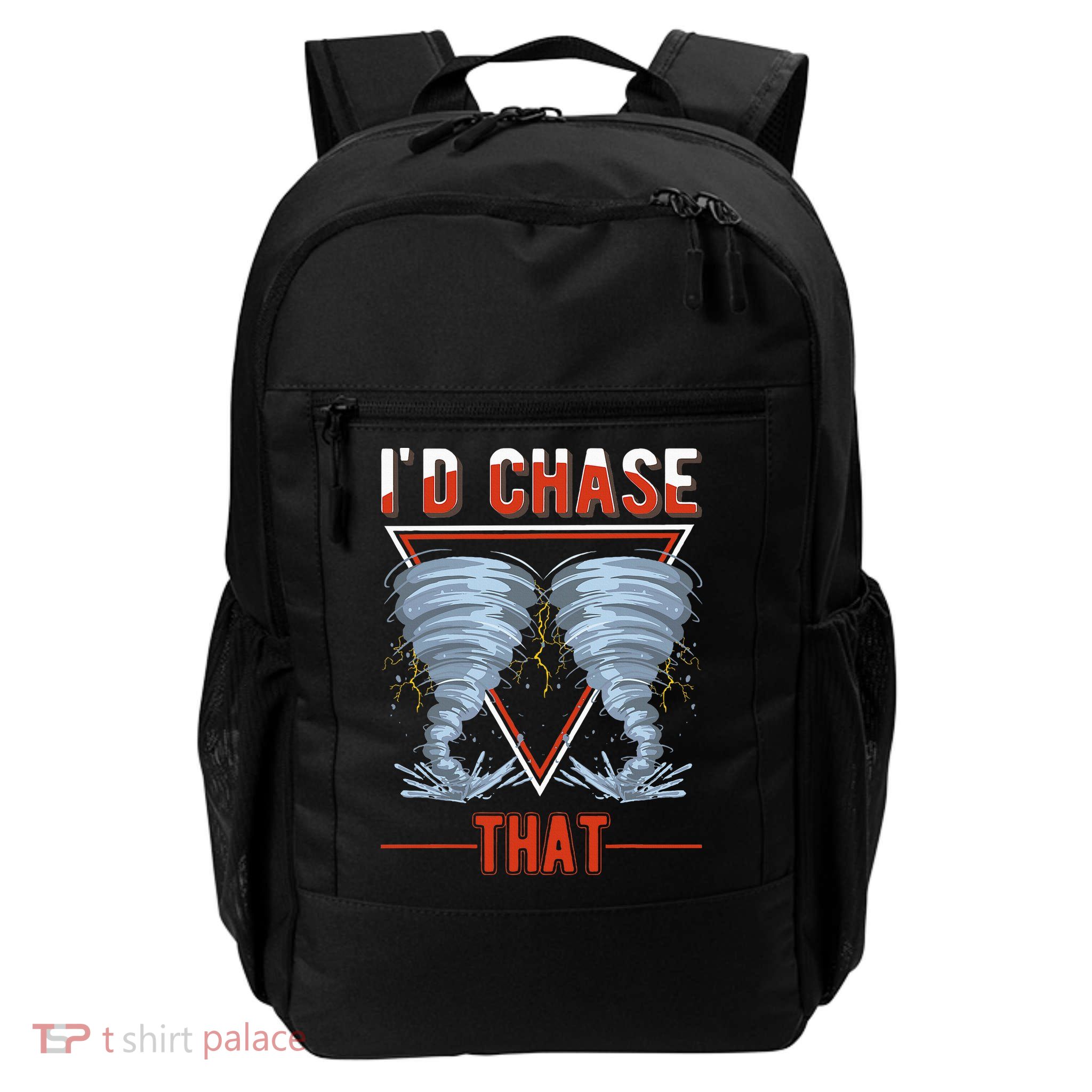 ID Chase That Tornado Storm Chaser Daily Commute Backpack