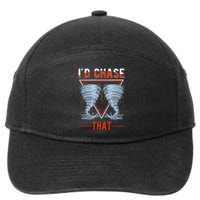 ID Chase That Tornado Storm Chaser 7-Panel Snapback Hat