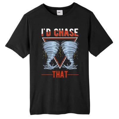 ID Chase That Tornado Storm Chaser Tall Fusion ChromaSoft Performance T-Shirt