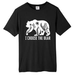 I Choose The Bear In The Woods Tall Fusion ChromaSoft Performance T-Shirt