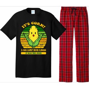 it's cornfunny trendy design It’s Corn It Has The Juice tee Pajama Set