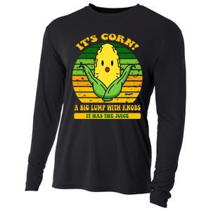 it's cornfunny trendy design It’s Corn It Has The Juice tee Cooling Performance Long Sleeve Crew