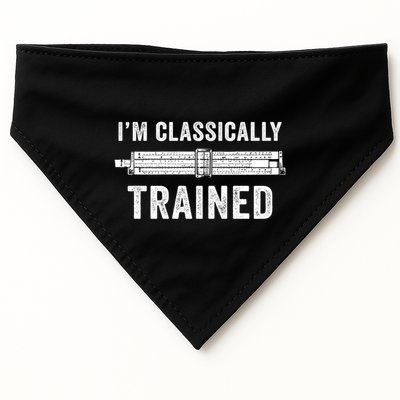 IM Classically Trained Slide Rule Mechanical Analog Gift USA-Made Doggie Bandana