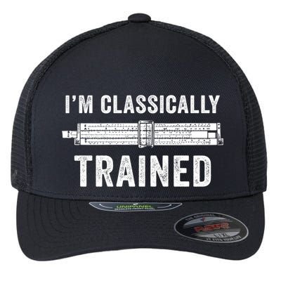 IM Classically Trained Slide Rule Mechanical Analog Gift Flexfit Unipanel Trucker Cap
