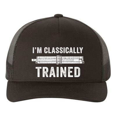 IM Classically Trained Slide Rule Mechanical Analog Gift Yupoong Adult 5-Panel Trucker Hat