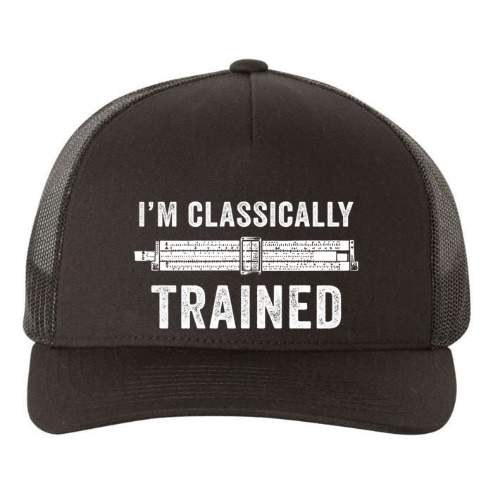 IM Classically Trained Slide Rule Mechanical Analog Gift Yupoong Adult 5-Panel Trucker Hat