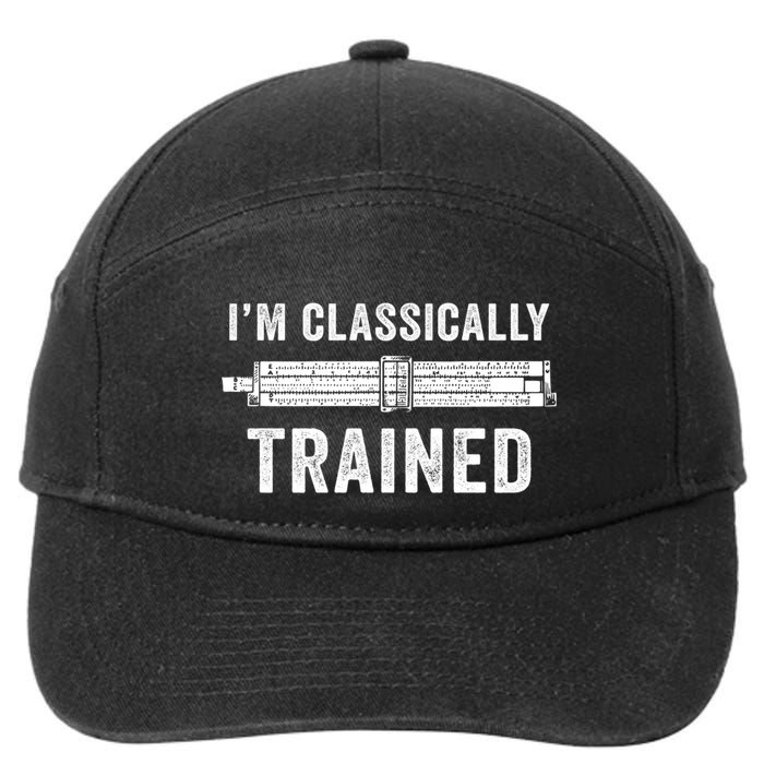 IM Classically Trained Slide Rule Mechanical Analog Gift 7-Panel Snapback Hat