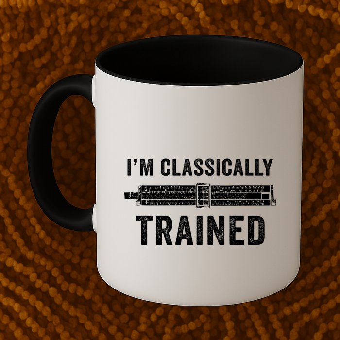 IM Classically Trained Slide Rule Mechanical Analog Gift Mug