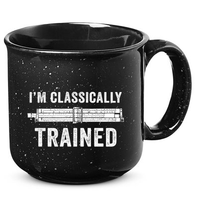 IM Classically Trained Slide Rule Mechanical Analog Gift 15oz Campfire Ceramic Mug