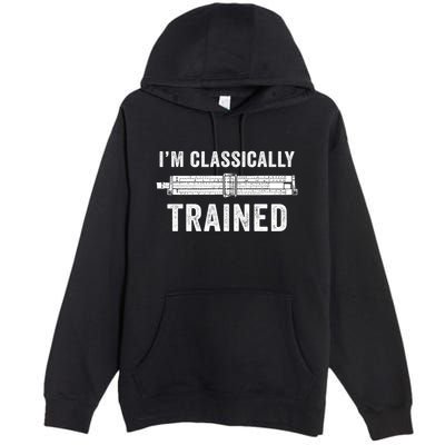 IM Classically Trained Slide Rule Mechanical Analog Gift Premium Pullover Hoodie