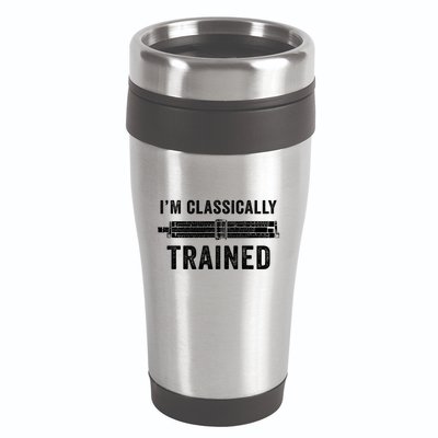 IM Classically Trained Slide Rule Mechanical Analog Gift 16oz Travel Tumbler
