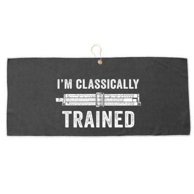 IM Classically Trained Slide Rule Mechanical Analog Gift Large Microfiber Waffle Golf Towel