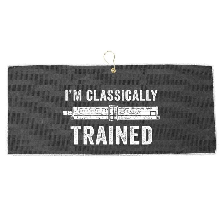 IM Classically Trained Slide Rule Mechanical Analog Gift Large Microfiber Waffle Golf Towel