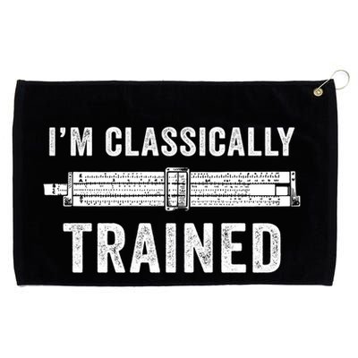 IM Classically Trained Slide Rule Mechanical Analog Gift Grommeted Golf Towel