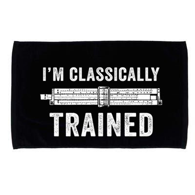 IM Classically Trained Slide Rule Mechanical Analog Gift Microfiber Hand Towel