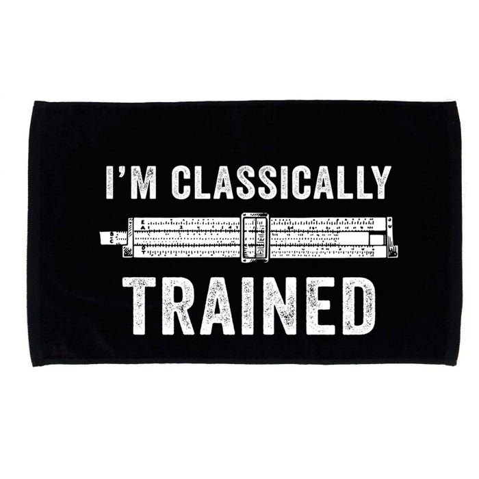 IM Classically Trained Slide Rule Mechanical Analog Gift Microfiber Hand Towel