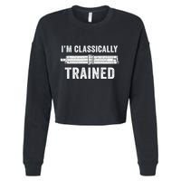 IM Classically Trained Slide Rule Mechanical Analog Gift Cropped Pullover Crew