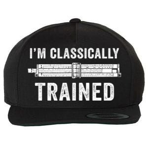 IM Classically Trained Slide Rule Mechanical Analog Gift Wool Snapback Cap