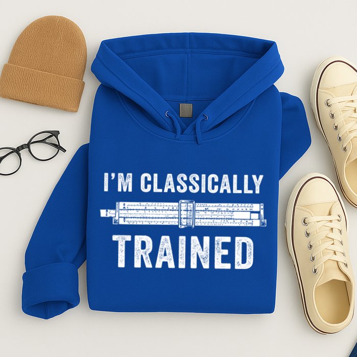 IM Classically Trained Slide Rule Mechanical Analog Gift Hoodie