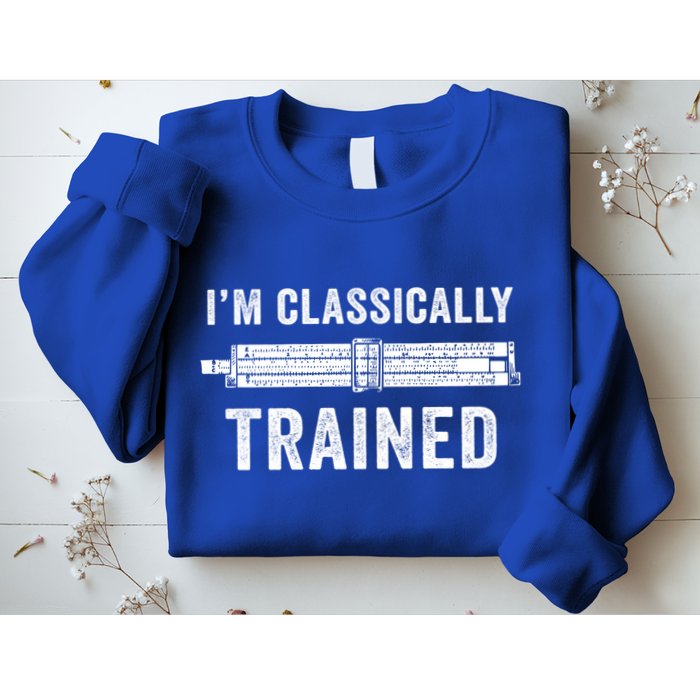 IM Classically Trained Slide Rule Mechanical Analog Gift Sweatshirt