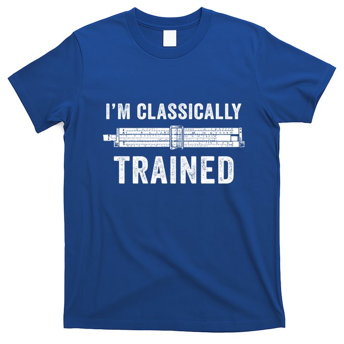 IM Classically Trained Slide Rule Mechanical Analog Gift T-Shirt